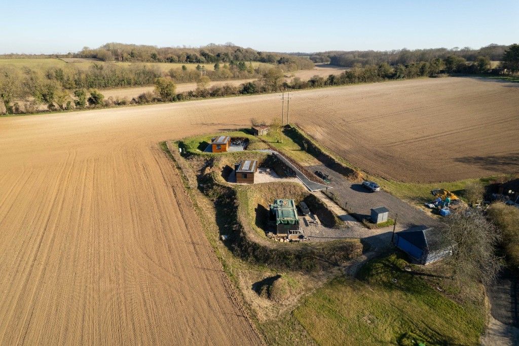 Lodge 3 eco lodge at Enchanted Lodges, Faversham, Kent