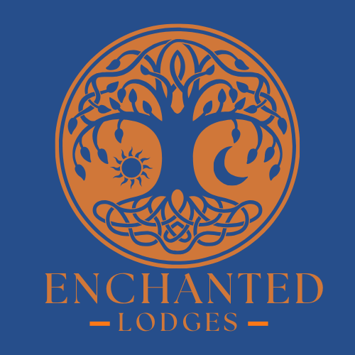 Enchanted Lodges Logo and Text